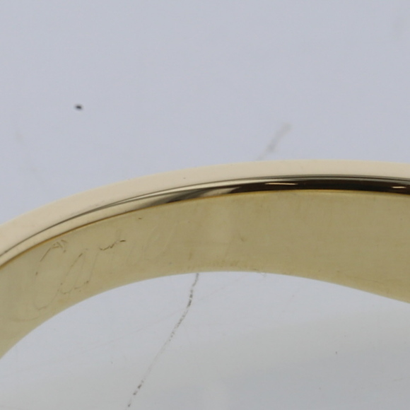 CARTIER Ring Love Me Double B47868400 K18 White Gold Yellow No. 10 Ladies - Picture 8 of 10